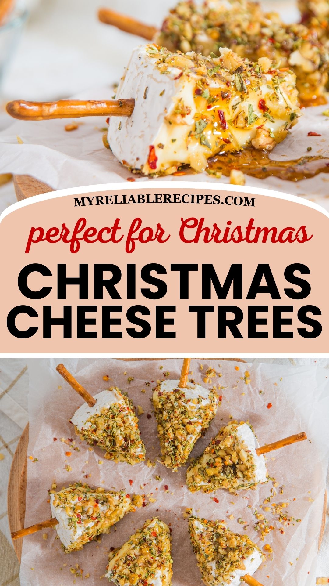 Christmas Cheese Trees (Easy Appetizer)