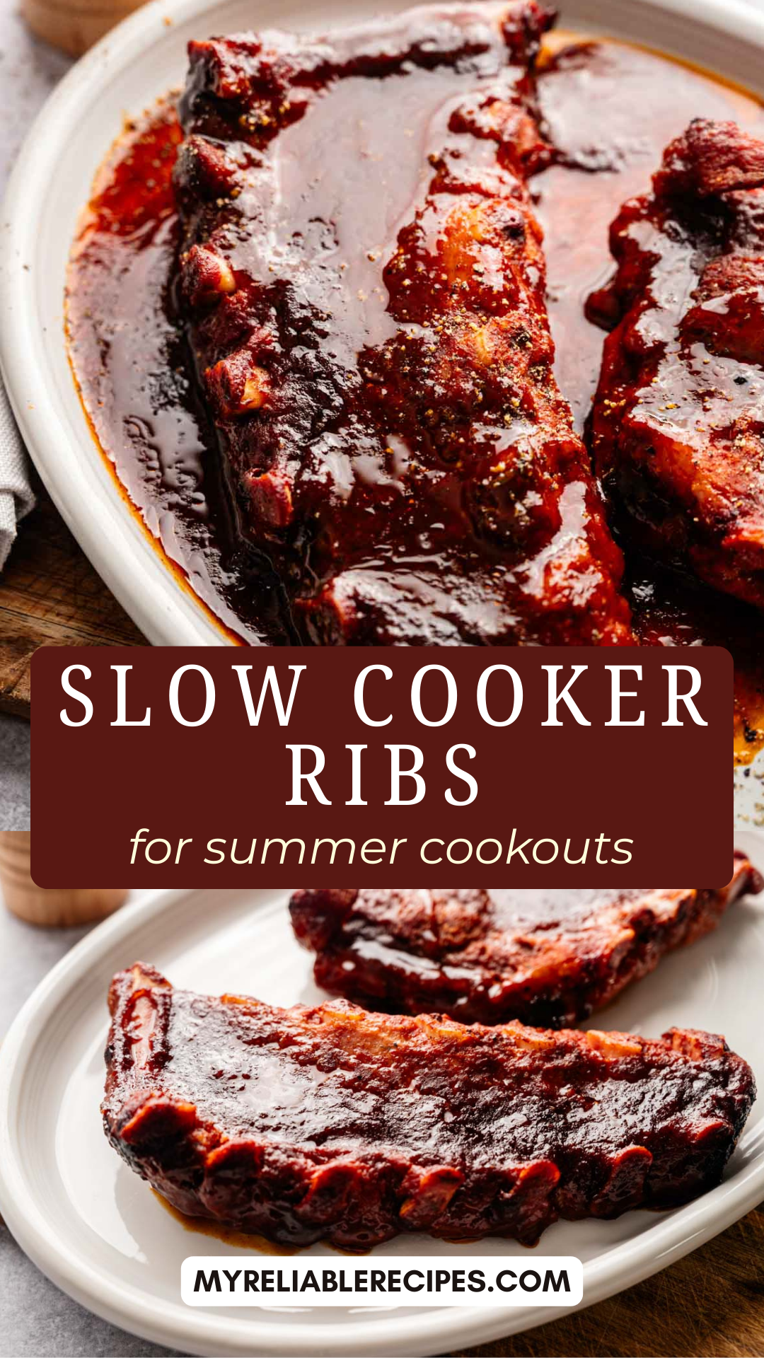 Best Slow Cooker Ribs Recipe (Fall-Off-the-Bone Tender) - My Reliable ...